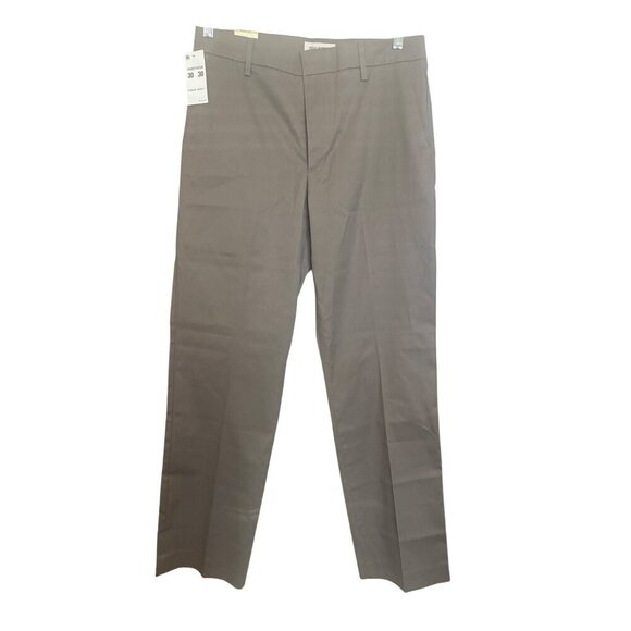 Dockers Men's 30 X 30 Best Pressed Straight Khaki Pants Gray Grey - Picture 1 of 4